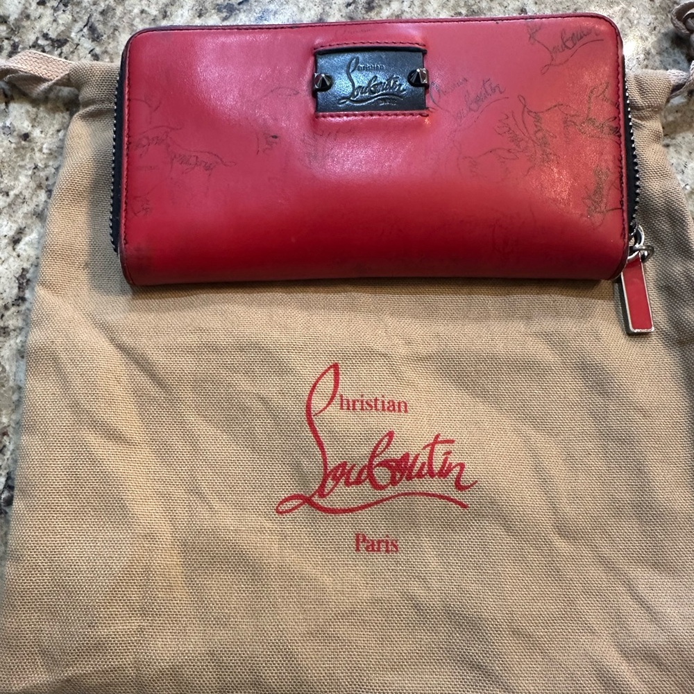 Christian Louboutin Signature Red Wallet